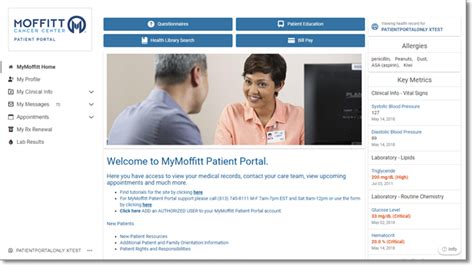 Moffitt hospital patient portal. Things To Know About Moffitt hospital patient portal. 